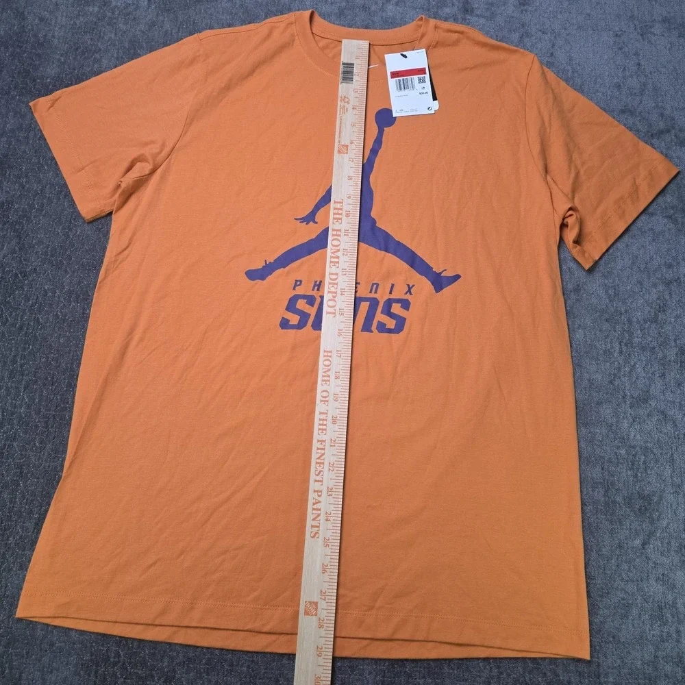 Nike Phoenix Suns Orange Essential Jumpman T Shirt Mens Large Jordan NWT NBA